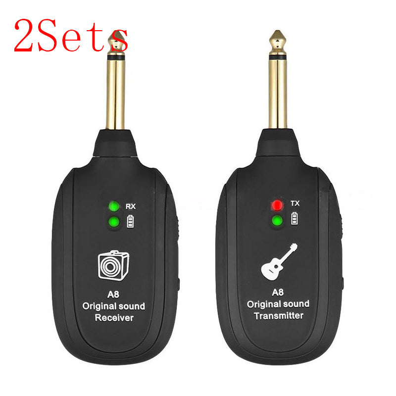 A8 guitar electric torch wireless transmitter and receiver