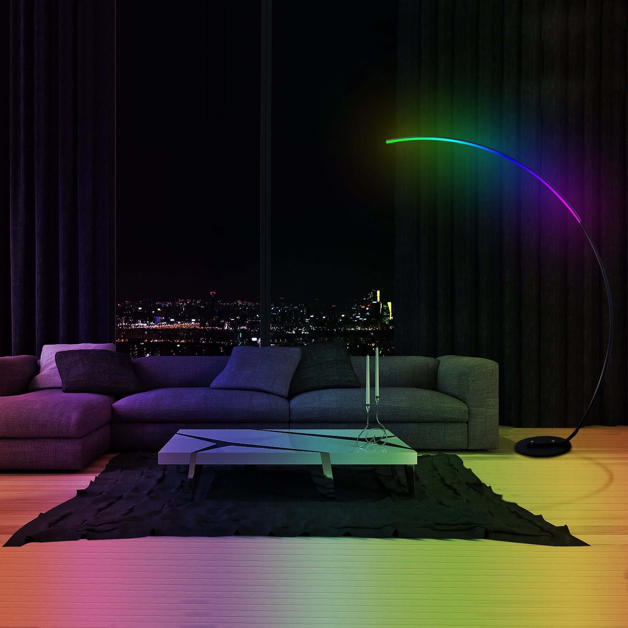 View details for RGBW Modern Curve Floor Lamp | New Version RGBW Modern Curve Floor Lamp | New Version