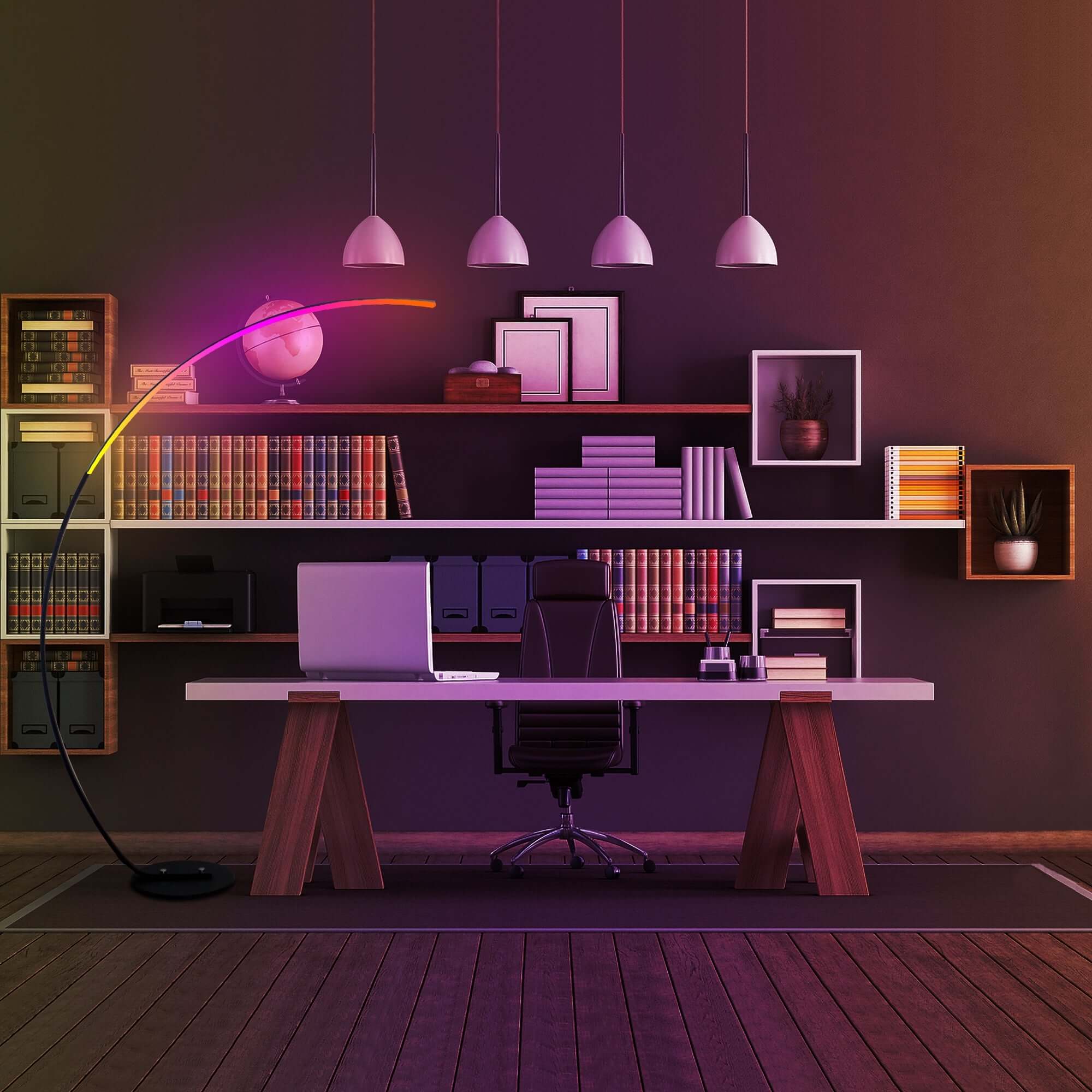 View details for RGBW Modern Curve Floor Lamp | New Version RGBW Modern Curve Floor Lamp | New Version
